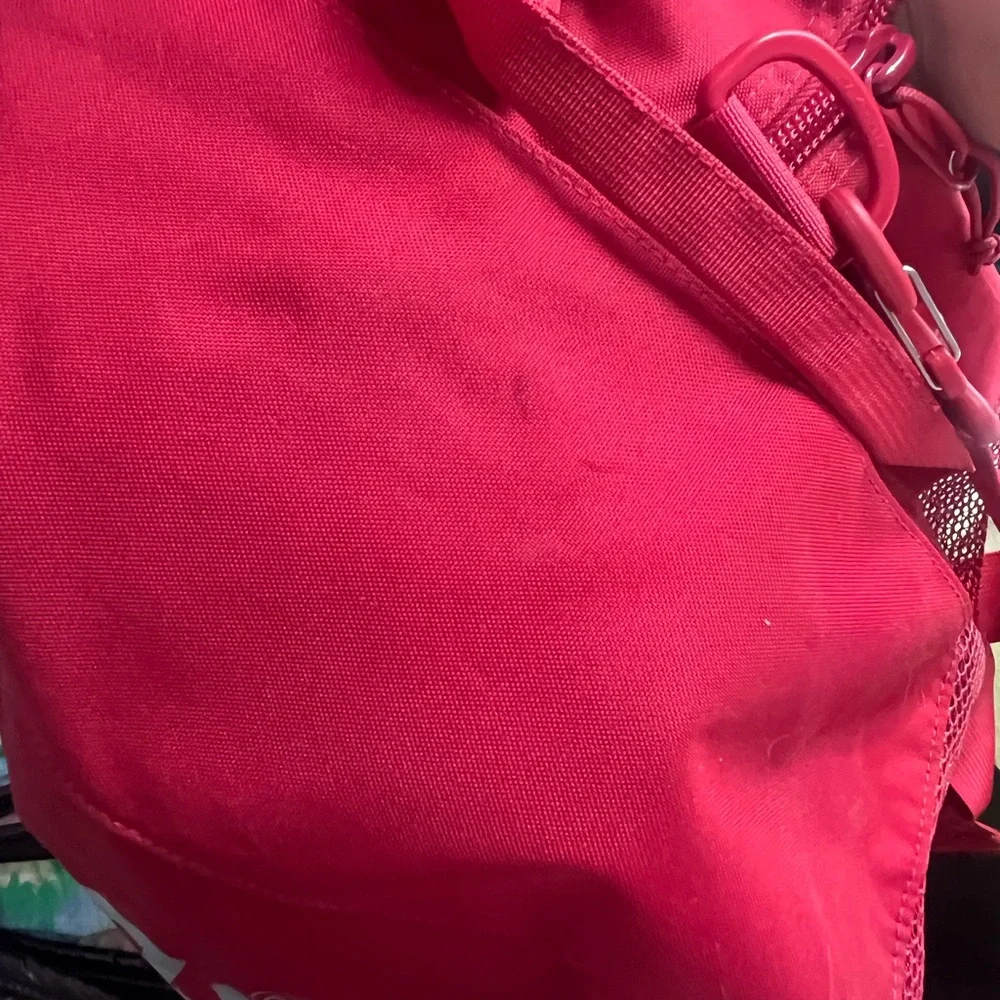 Supreme red limited edition mesh duffel bag collab cordura spring 2020 large